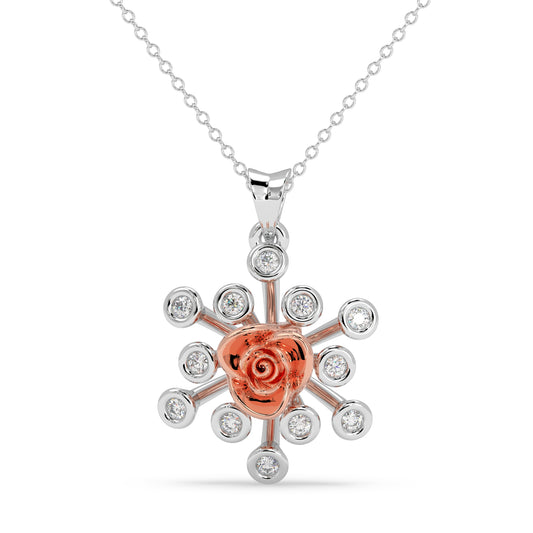 Radiant Roseburst Pendant
