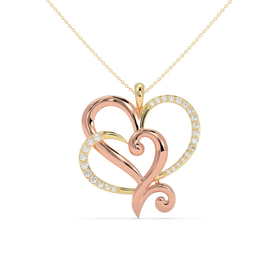 Heartbeat Fusion Diamond Pendant
