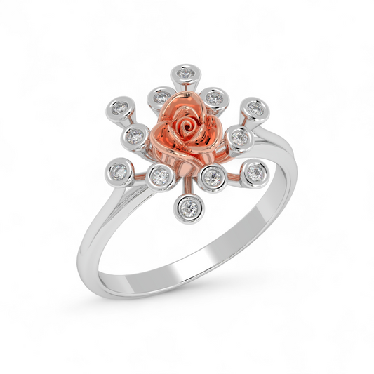 Stellar Bloom Diamond Ring