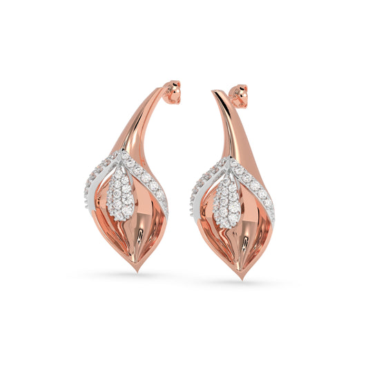 Blossoming Flame Earrings