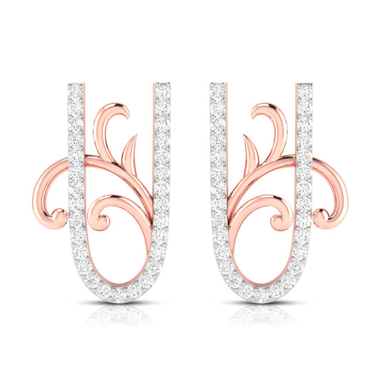 Curls of Grace Diamond Studs