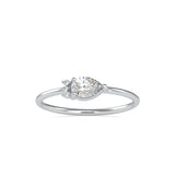Whispering Teardrop Ring