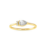 Whispering Teardrop Ring