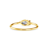 Whispering Teardrop Ring