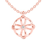 The Small Universe She Carries Solitaire Diamond Pendant