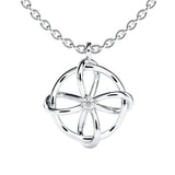 The Small Universe She Carries Solitaire Diamond Pendant