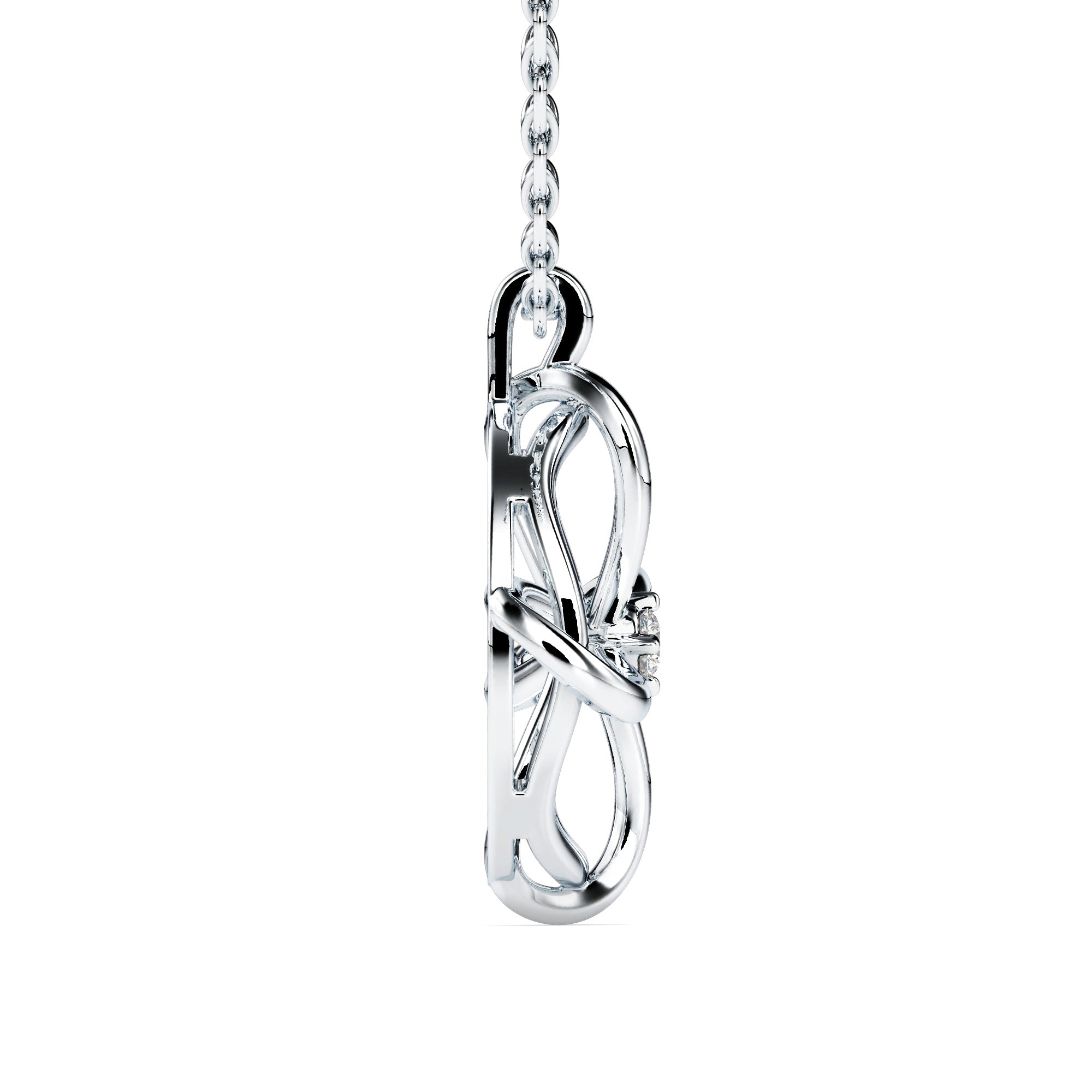 The Small Universe She Carries Solitaire Diamond Pendant