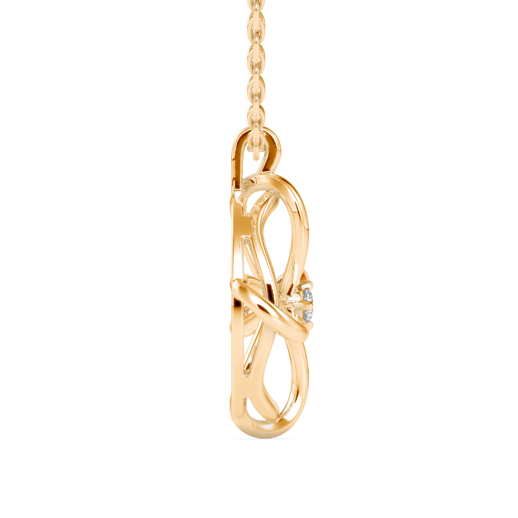 The Small Universe She Carries Solitaire Diamond Pendant