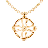 The Small Universe She Carries Solitaire Diamond Pendant