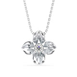 Petal Radiance Solitaire Pendant