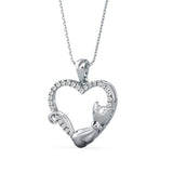 Heartfelt Kitty Pendant