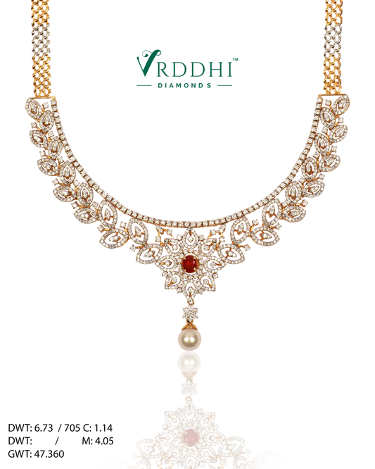 Diamond Necklace - 0122