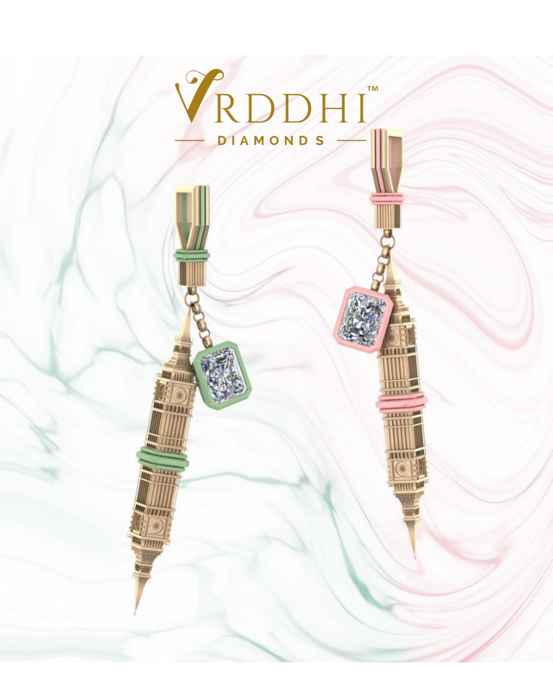 Diamond Earrings - 0152