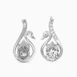 Swan Symphony Earrings