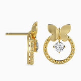 Fluttering Circle Earrings