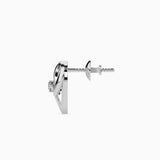 Twin Hearts Solitaire Studs