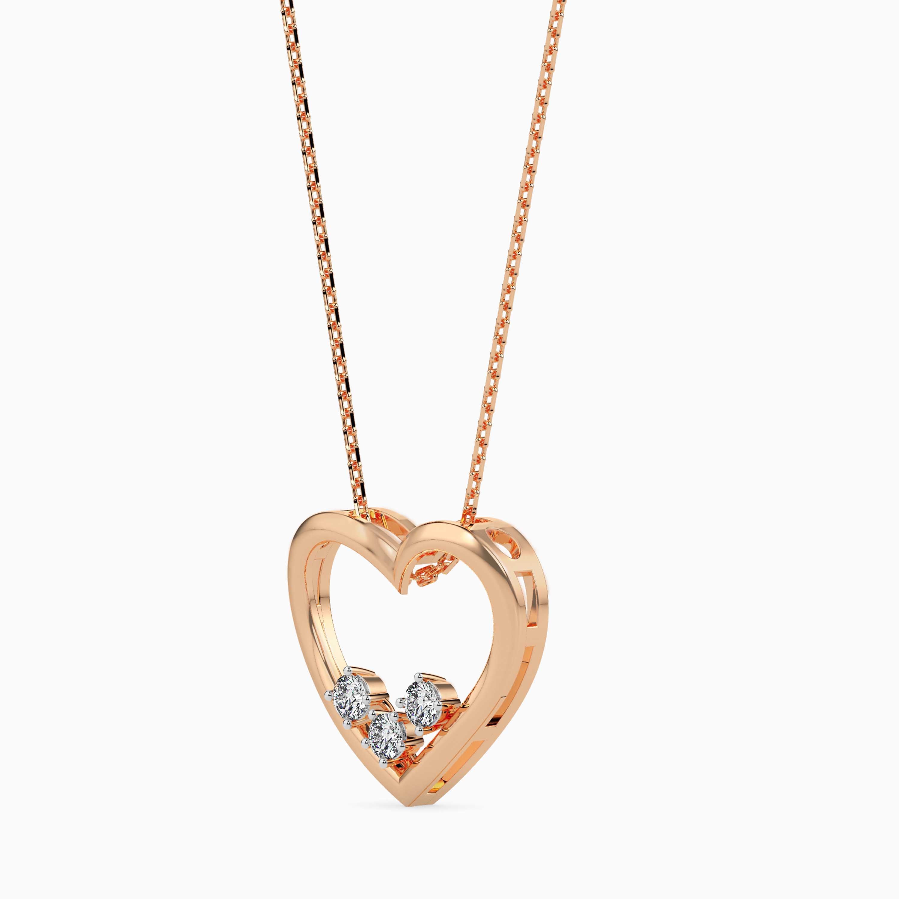 Three Little Words Diamond Pendant
