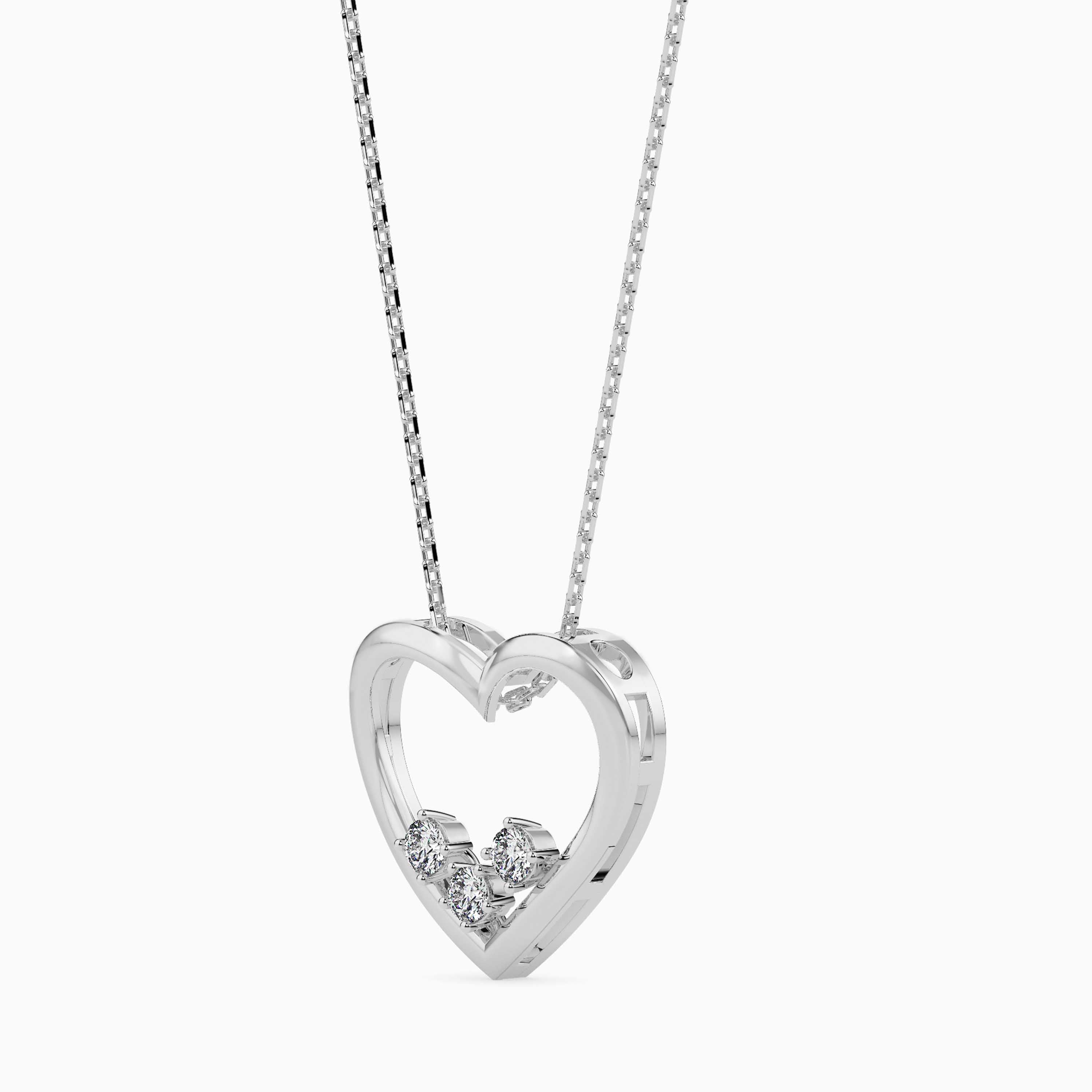 Three Little Words Diamond Pendant