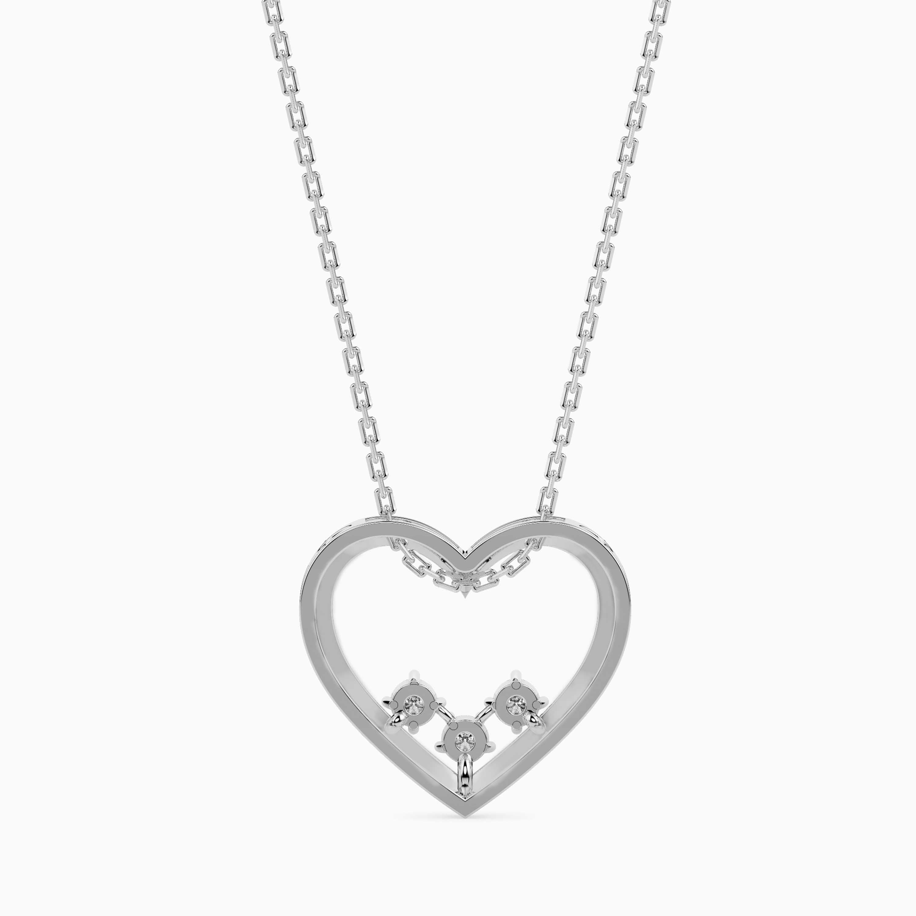 Three Little Words Diamond Pendant