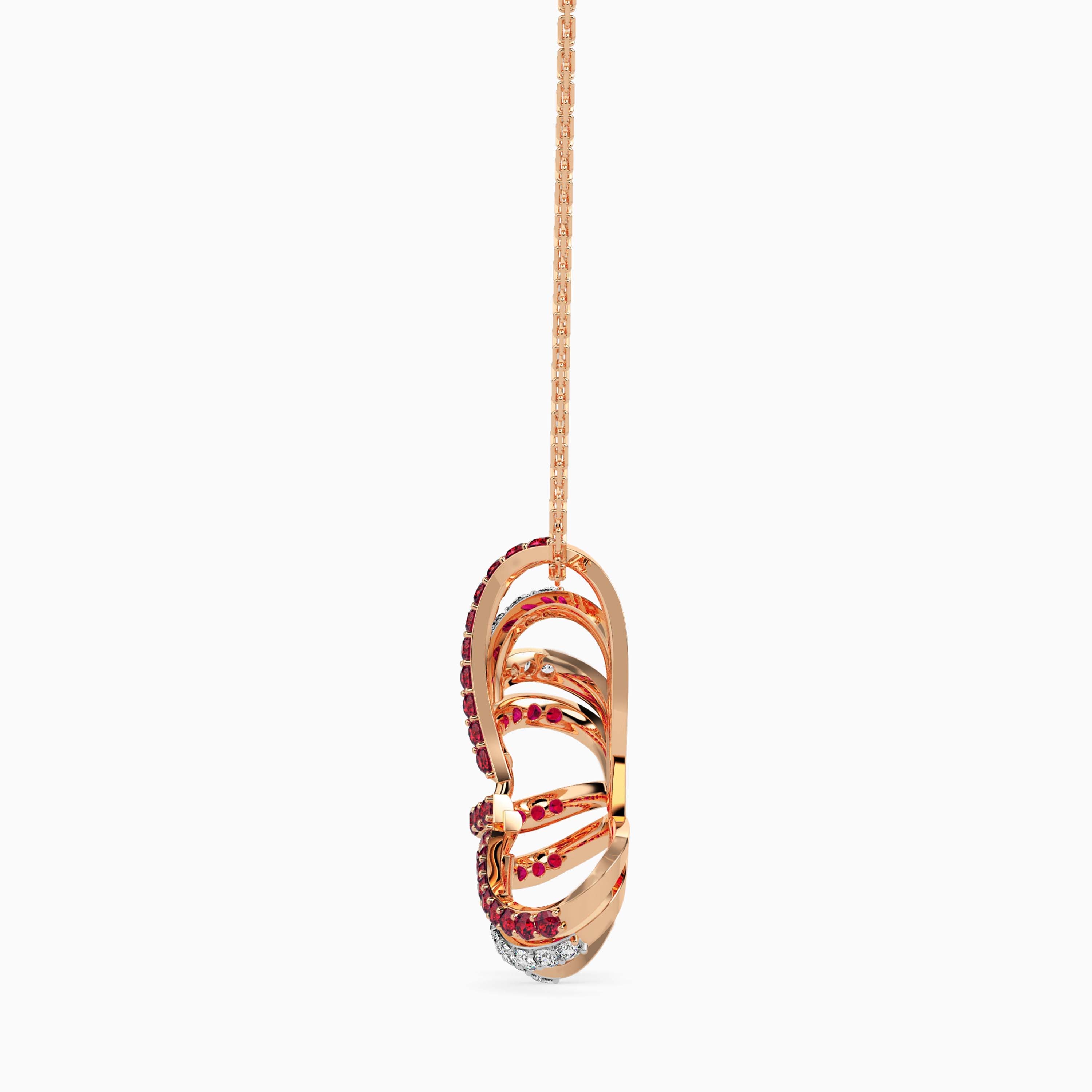 Fluttering Heart Pendant