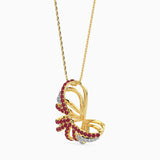 Fluttering Heart Pendant