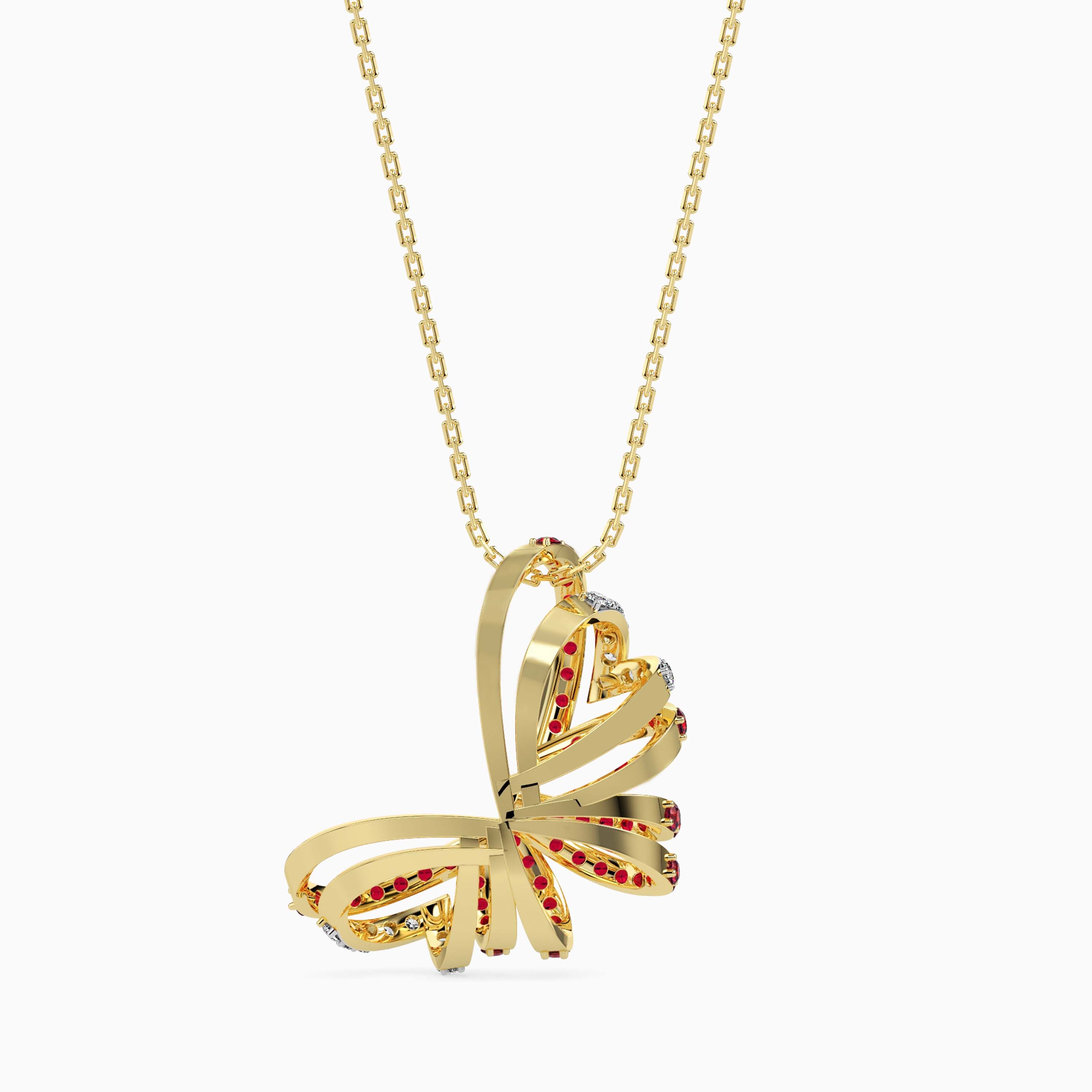 Fluttering Heart Pendant