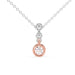 Dual tone in Rose & White Gold