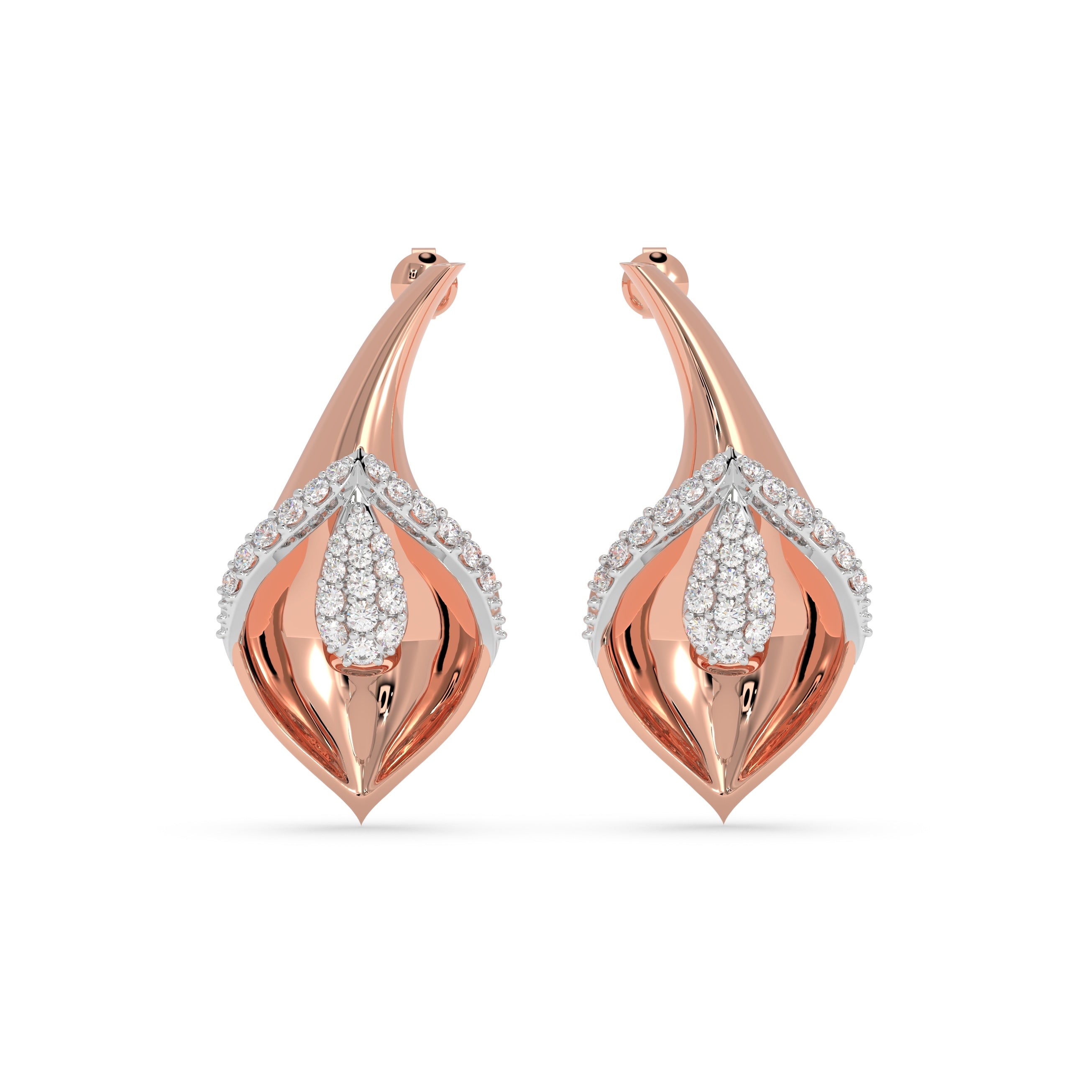 Blossoming Flame Earrings