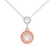 Dual tone in Rose & White Gold