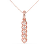 Golden Heartfall Pendant