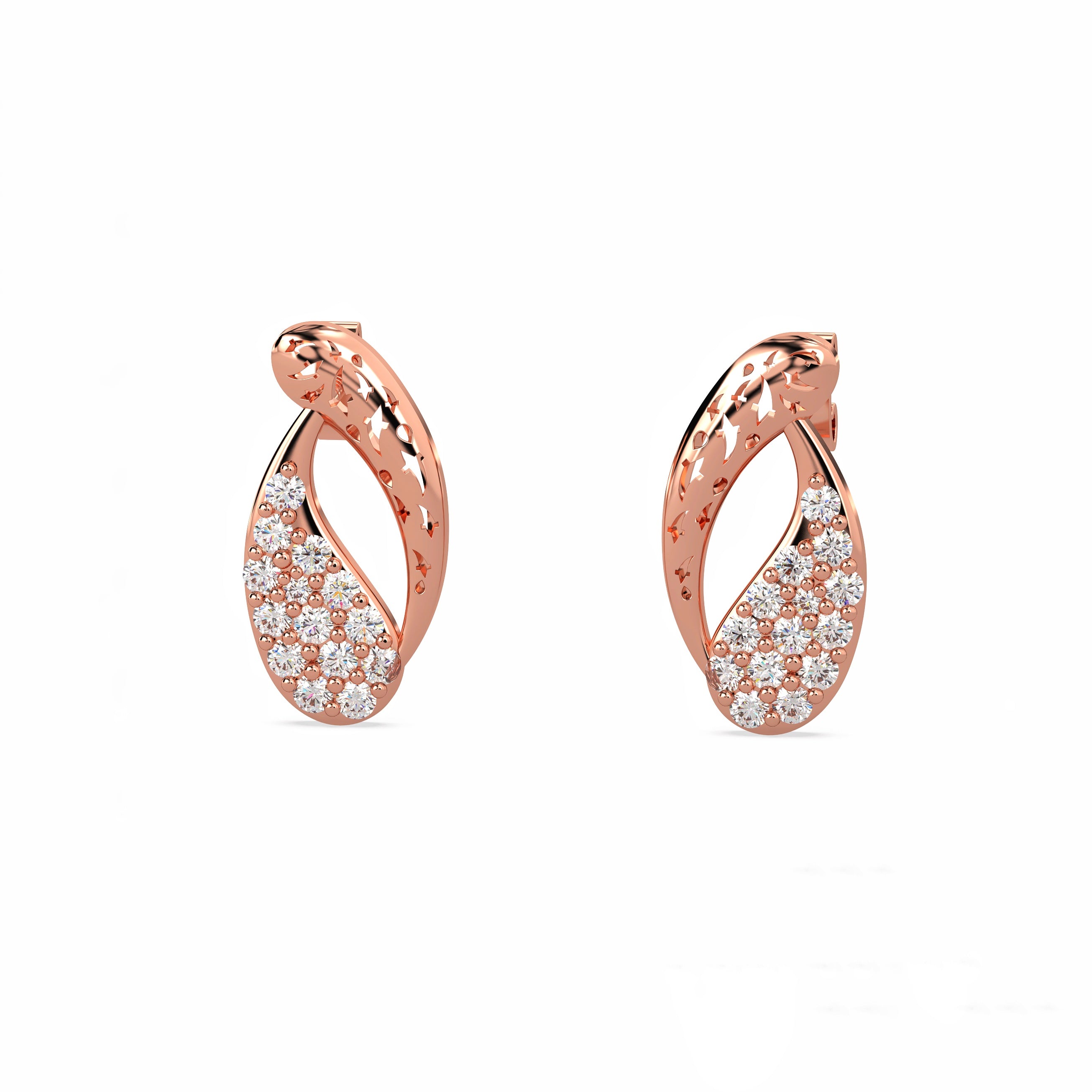 A Whisper of Spring Diamond Studs
