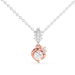 Dual tone in Rose & White Gold
