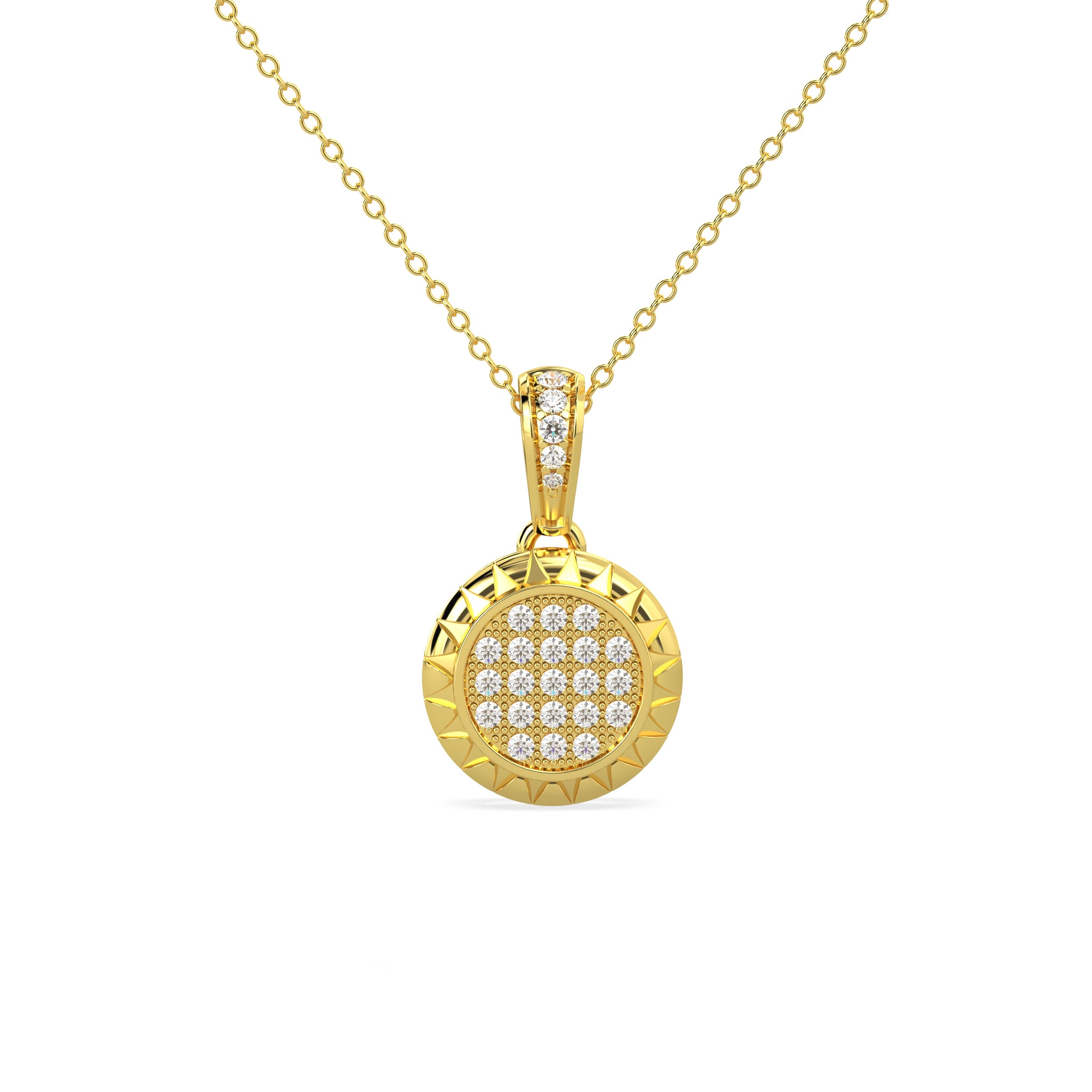 Her Own Little Sun Diamond Pendant