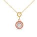 Dual tone in Rose & Yellow Gold