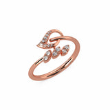 A Little Leaf of Joy Diamond Ring
