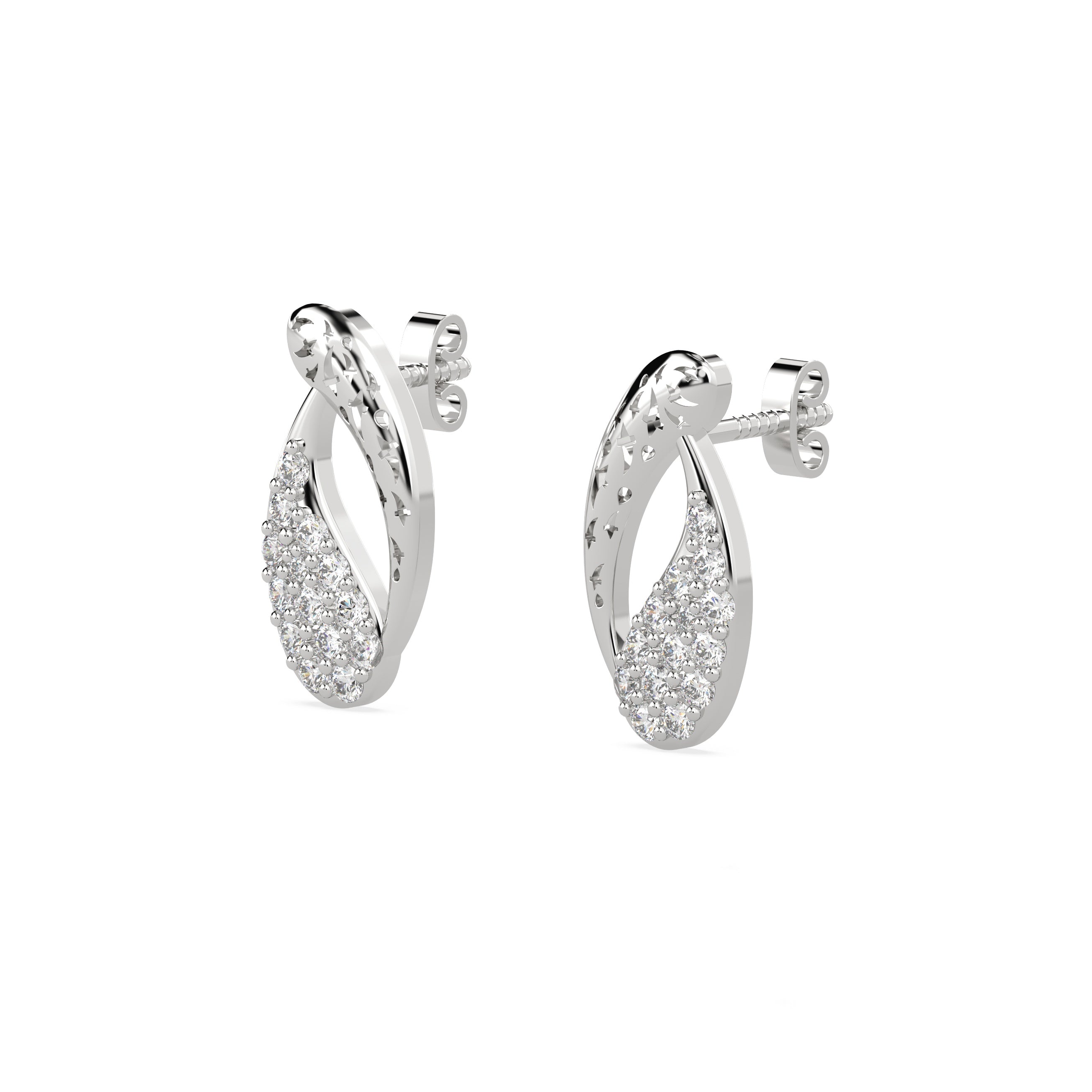 A Whisper of Spring Diamond Studs
