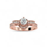 Bowtie Glow Solitaire Ring