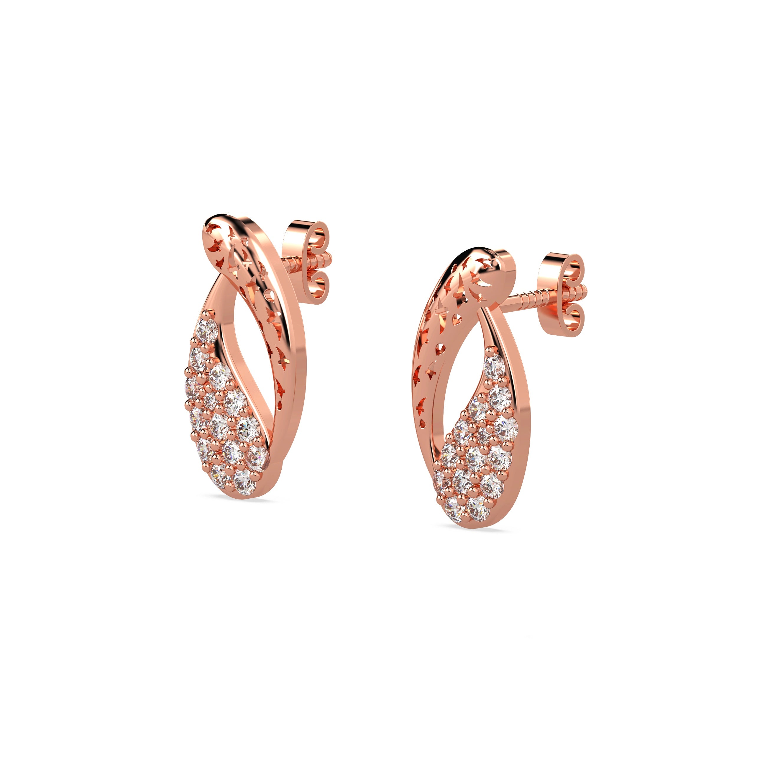 A Whisper of Spring Diamond Studs