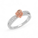 Dual tone in Rose & White Gold