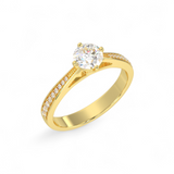 Radiance Trail Solitaire Ring