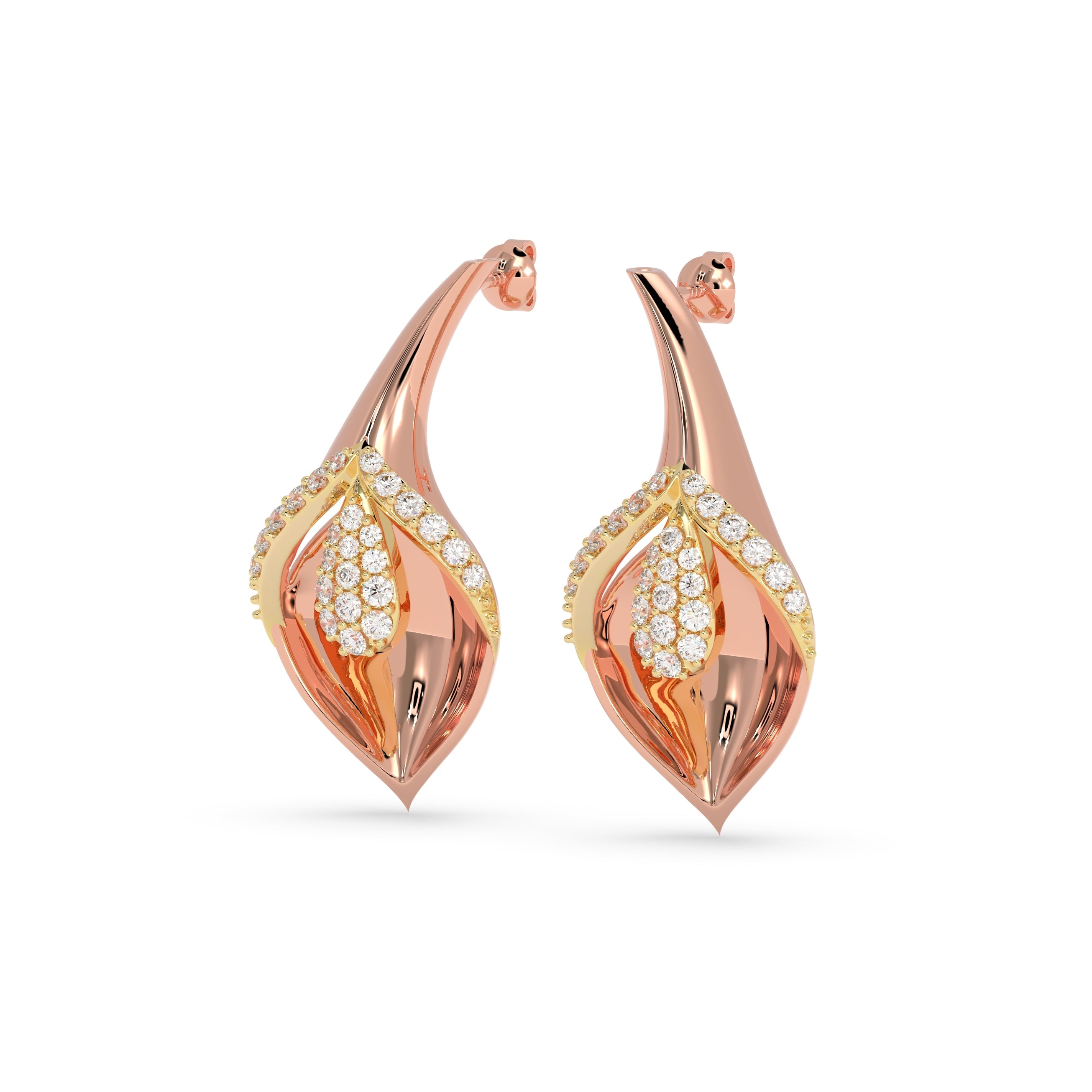 Blossoming Flame Earrings