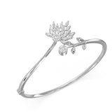 Gold Petal Embrace Bracelet