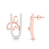 Curls of Grace Diamond Studs