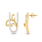 Curls of Grace Diamond Studs