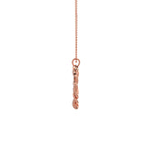 A Heart Gently Twisted Diamond Pendant