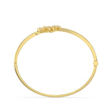 Gold Petal Embrace Bracelet