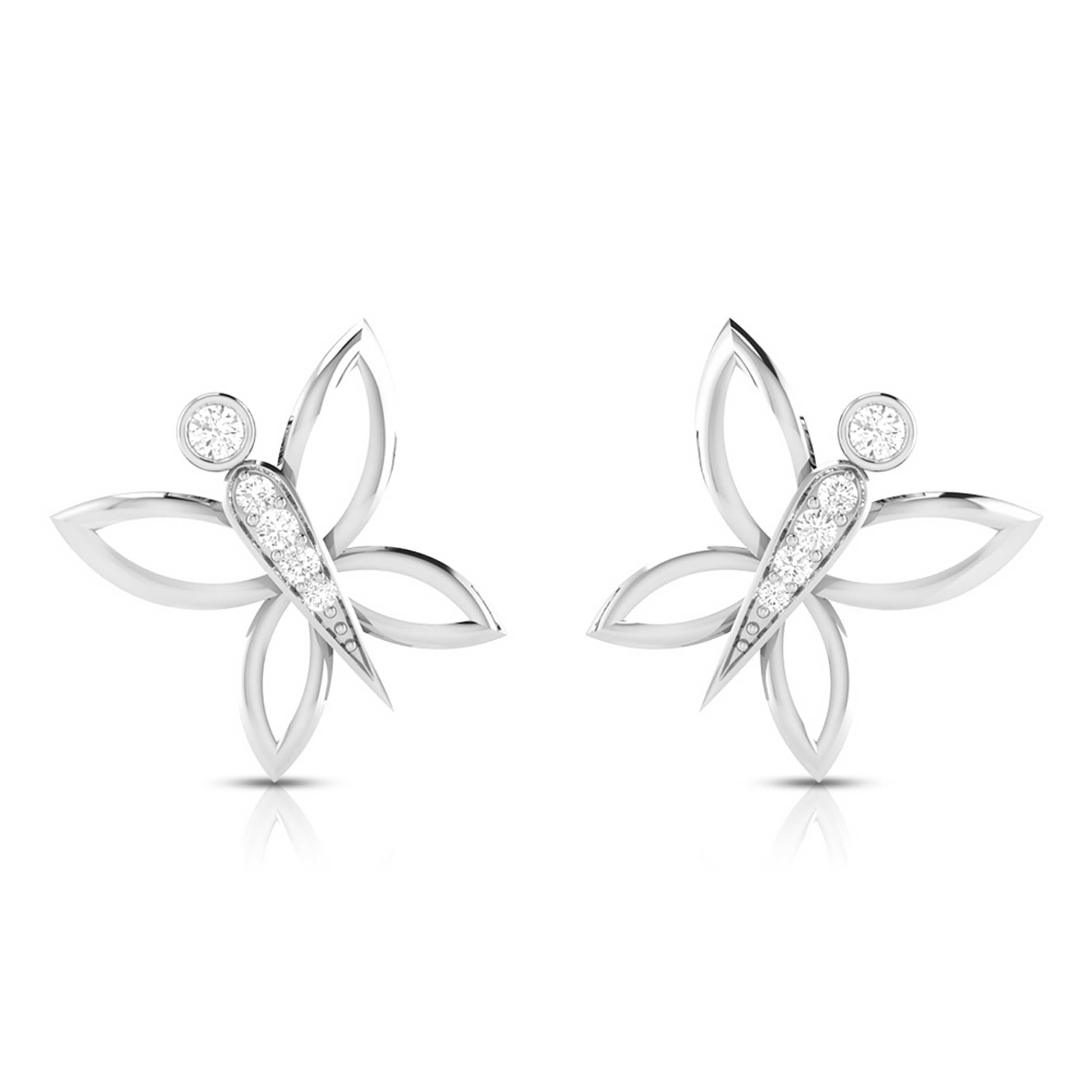 The First Flutter Diamond Studs