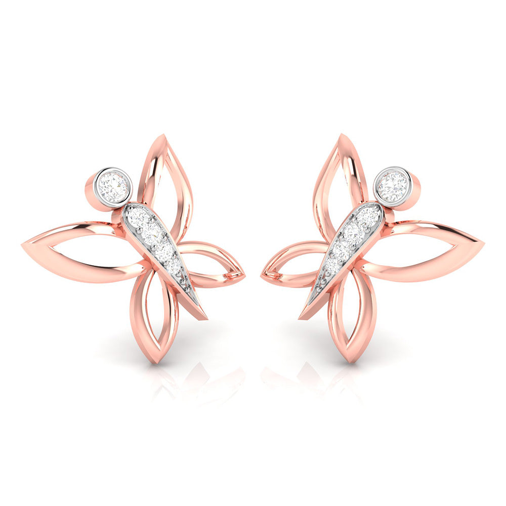 The First Flutter Diamond Studs