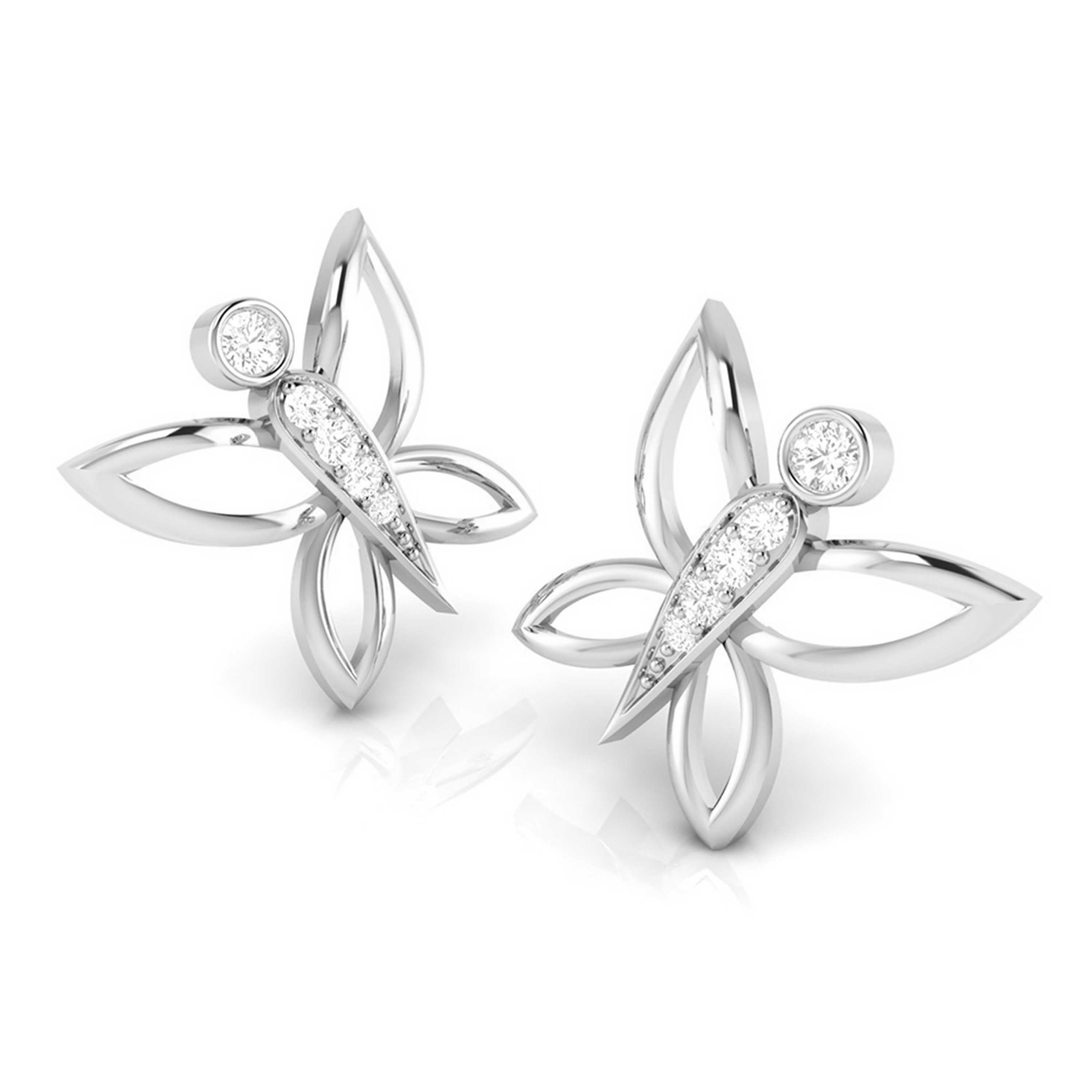The First Flutter Diamond Studs