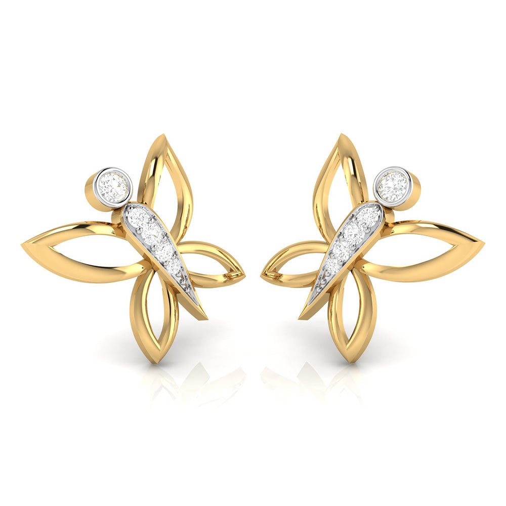 The First Flutter Diamond Studs